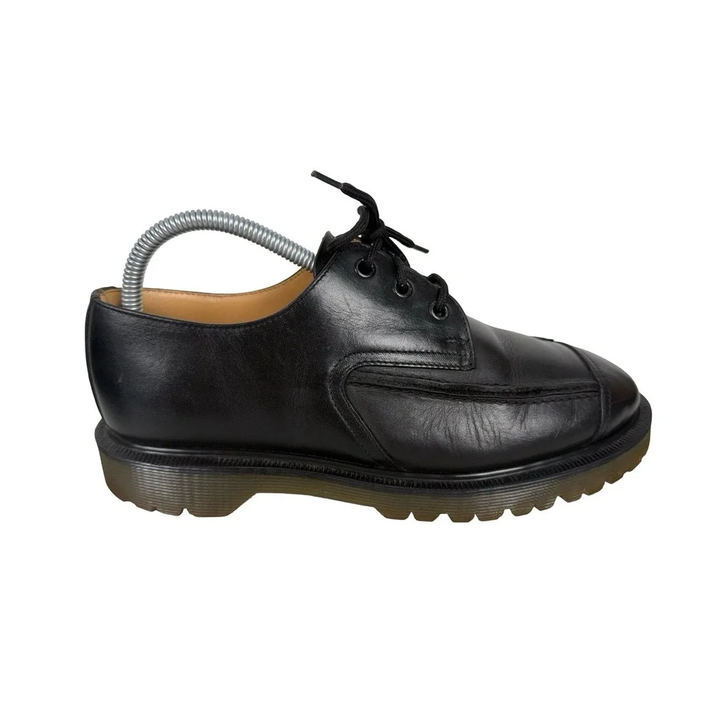 Dr Martens Mens US 8 UK 7 Shoes Derby Leather Casual Slit Rare Punk Goth England